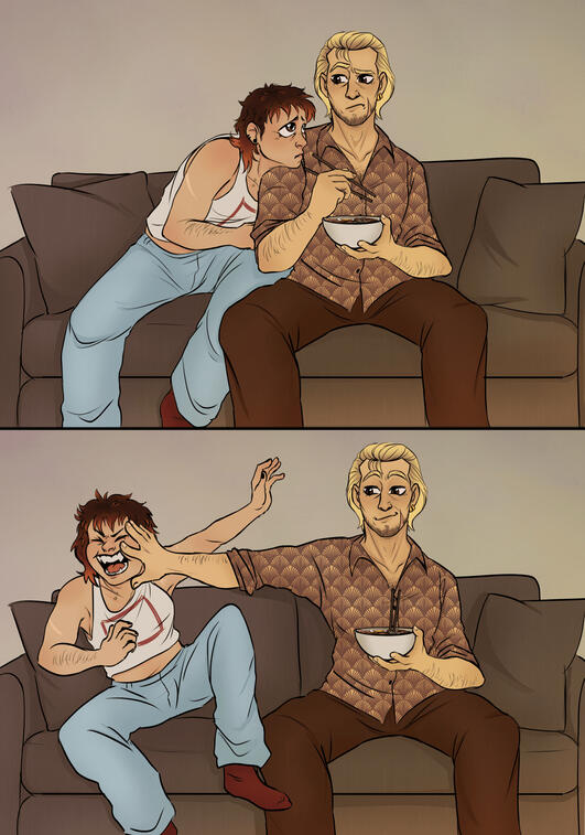 Mine and Mnyehlike's OCs